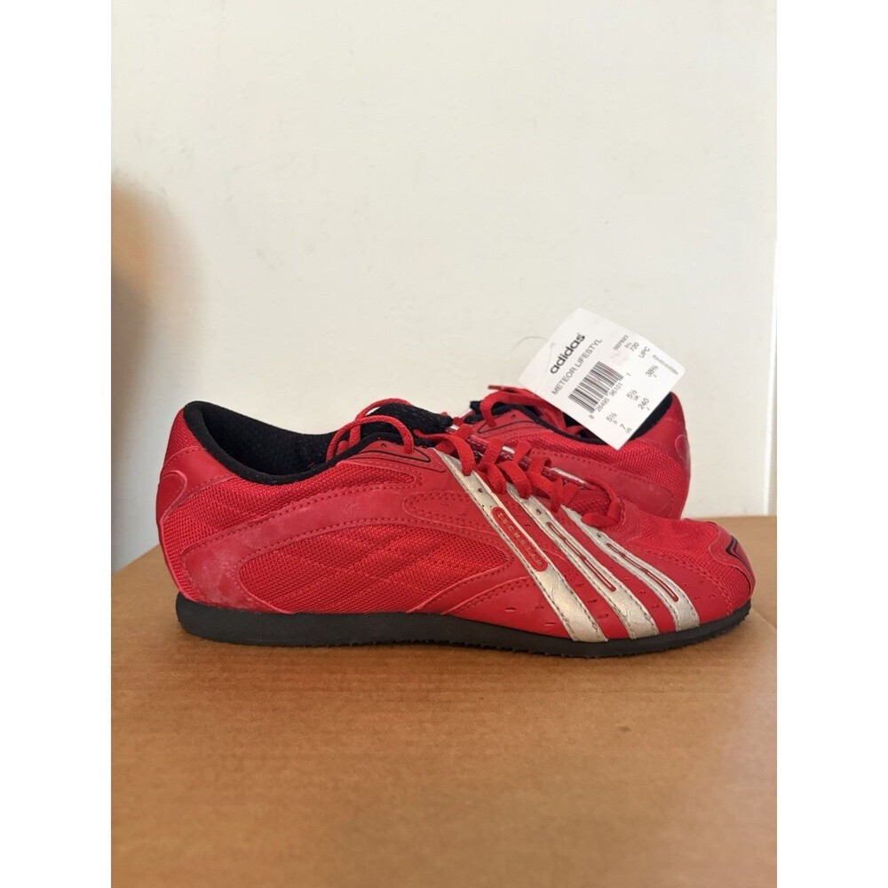 Vintage 2003 Adidas Techstar Red Racer Sneakers 7 US